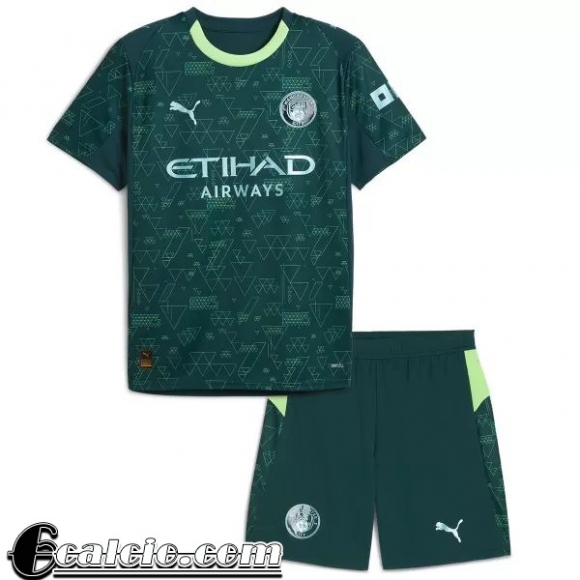Maglia Calcio Manchester City Fourth Bambini 25-26 Maglia Calcio Manchester City Fourth Bambini 25-26