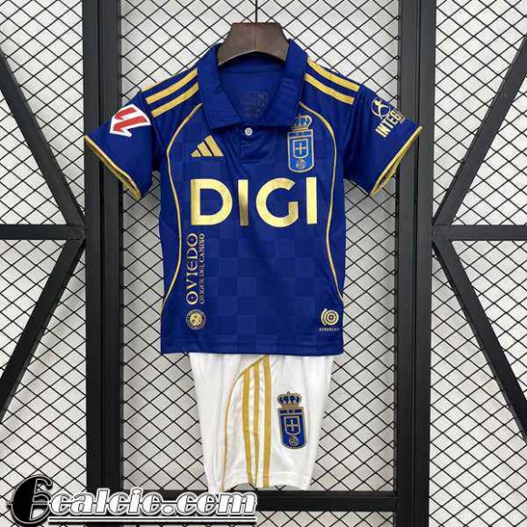 Maglia Calcio Oviedo Prima Bambini 25-26