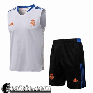 Senza maniche Real Madrid Uomo 2021 2022 bianco PL224