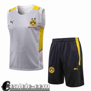 Senza maniche Dortmund BVB Uomo 2021 2022 bianco PL235