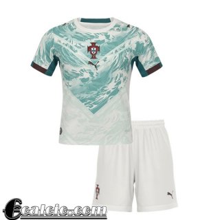 Maglia Calcio Portogallo Seconda Bambini 2026 Coppa Del Mondo