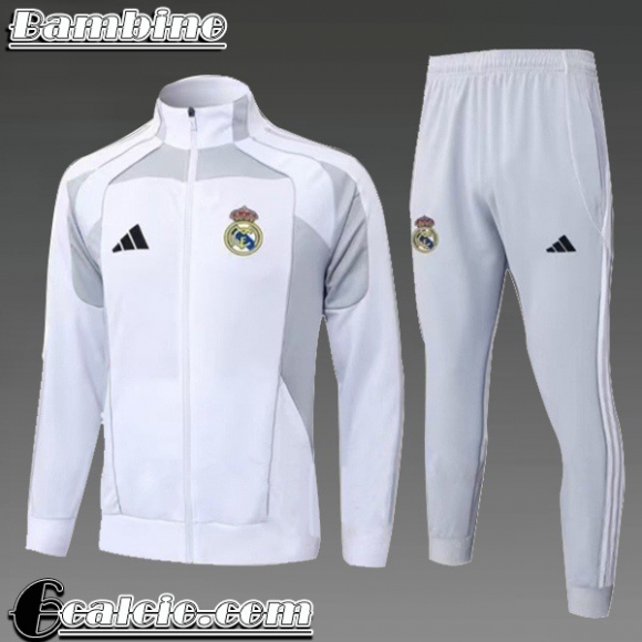 KIT: Full-Zip Giacca Real Madrid Bambini 25-26 C968 KIT: Full-Zip Giacca Real Madrid Bambini 25-26 C968