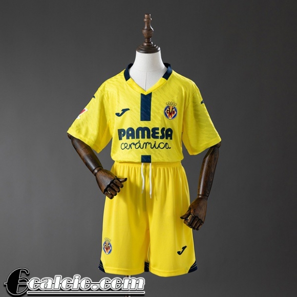 Maglia Calcio Villarreal Prima Bambini 25-26 Maglia Calcio Villarreal Prima Bambini 25-26