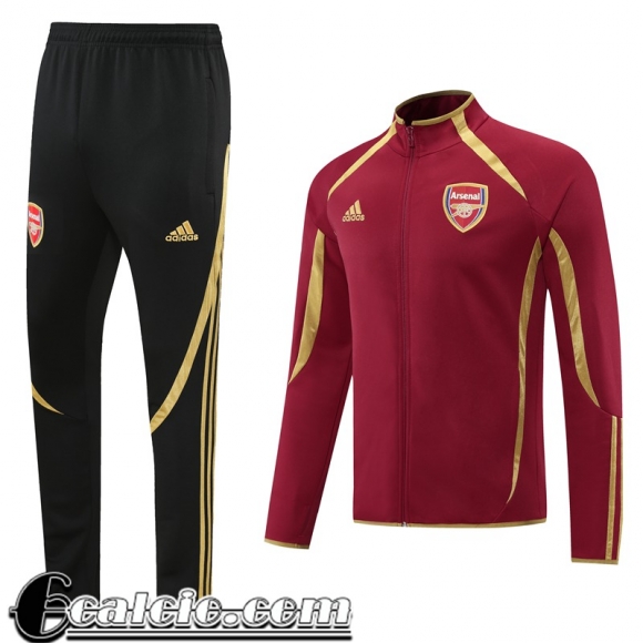 Full-Zip Giacca Arsenal rosso scuro Uomo 2021 2022 JK267