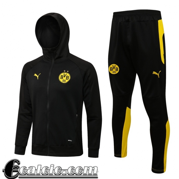 Cappuccio Hoodie Giacca Dortmund Nero Uomo 2021 2022 JK294