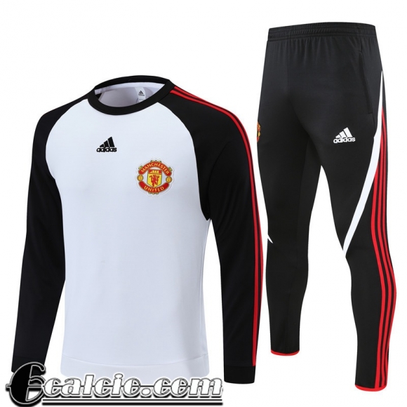 Tute Calcio Manchester United bianco Uomo 2021 2022 TG215