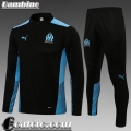 Tute Calcio Olympique Marsiglia Nero Bambini 2021 2022 TK174