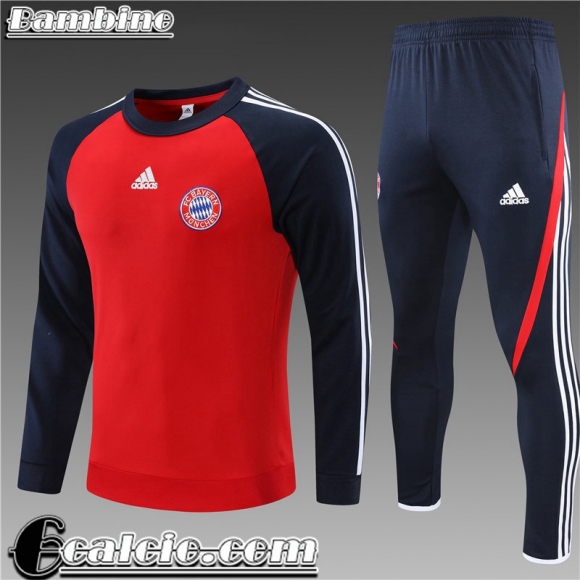 Tute Calcio Bayern Monaco rosso Bambini 2021 2022 TK190