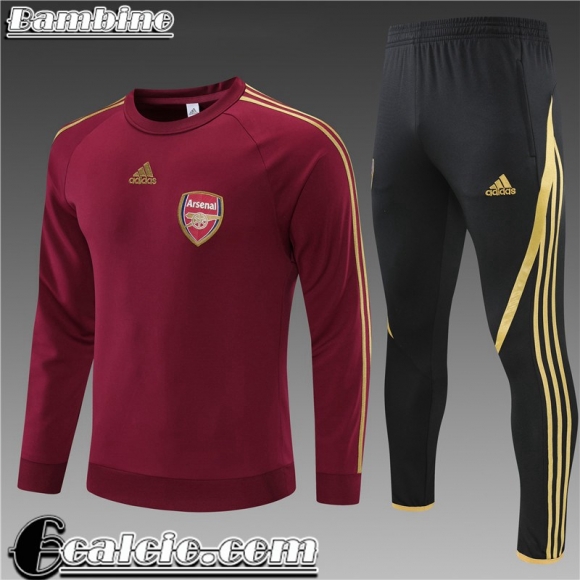 Tute Calcio Arsenal rosso Bambini 2021 2022 TK195