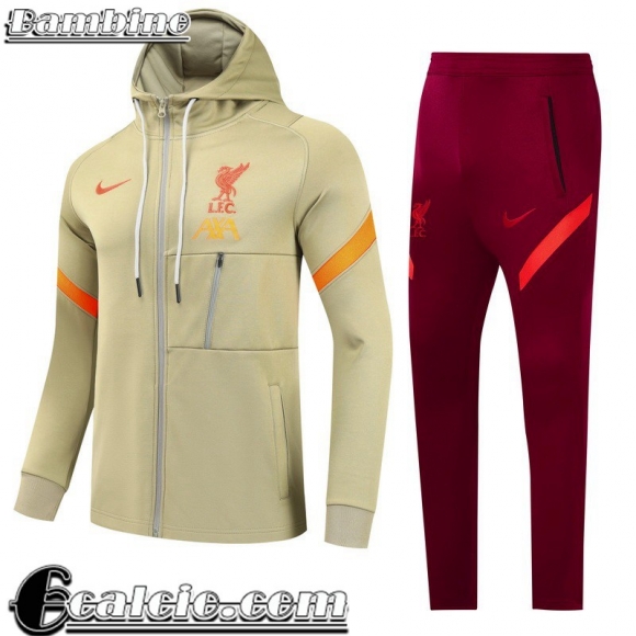 Full-Zip Giacca Liverpool Giallo Bambini 2021 2022 TK210