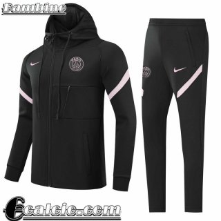 Full-Zip Giacca PSG Nero Bambini 2021 2022 TK214