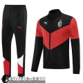 Giacca a vento Cappuccio AC Milan Nero rosso Uomo 2021 2022 WK50