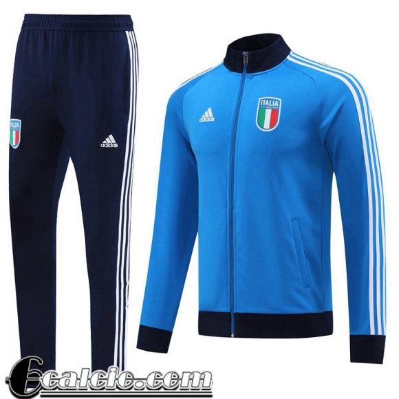 Full Zip Giacca Italie cielo blu Uomo 2022 23 JK645