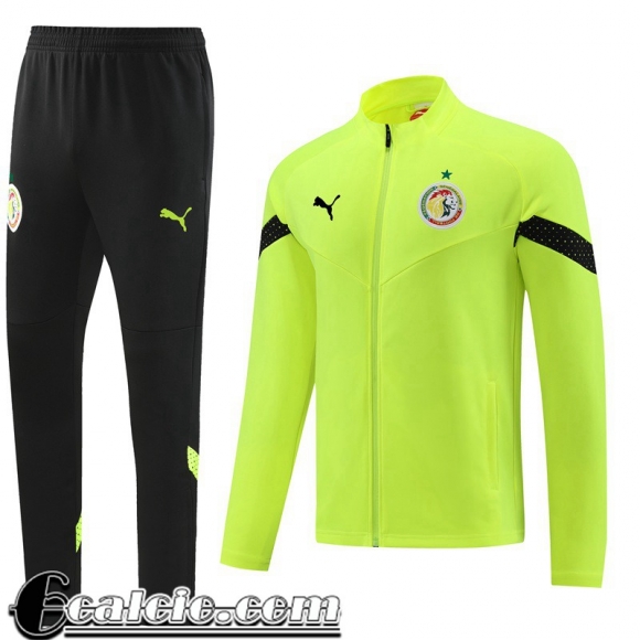 Full Zip Giacca Senegal giallo fluorescente Uomo 2022 23 JK648