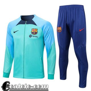 Full Zip Giacca Barcelone verde Uomo 2022 23 JK663