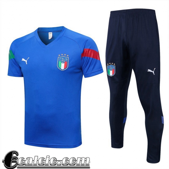 Tute Calcio T Shirt Italie blu Uomo 2022 23 TG635