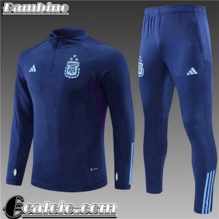 Tute Calcio Argentine blu navy Bambini 2022 23 TK534