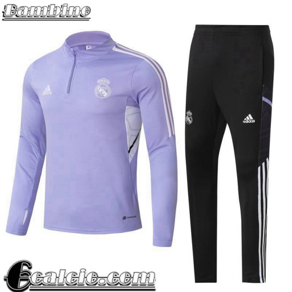 Tute Calcio Real Madrid lavanda Bambini 2022 23 TK540