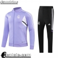 Full Zip Giacca Real Madrid lavanda Bambini 2022 23 TK542