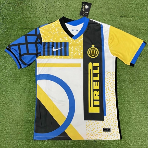 6Calcio: Quarto stadio Maglia Inter Milan Uomo Versione Trapelata 2020-2021