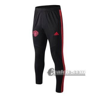 6Calcio: Pantaloni Sportivi Manchester United Nera Rossa 2019 2020