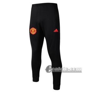 6Calcio: Pantaloni Sportivi Manchester United Nera 2019 2020