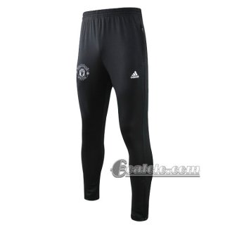 6Calcio: Pantaloni Sportivi Manchester United Nera Bianca 2019 2020