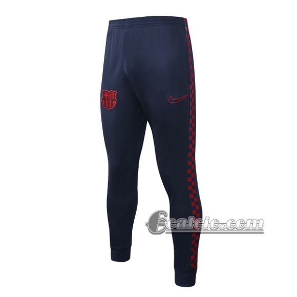 6Calcio: Pantaloni Sportivi Barcellona Azzurra Rossa 2019 2020