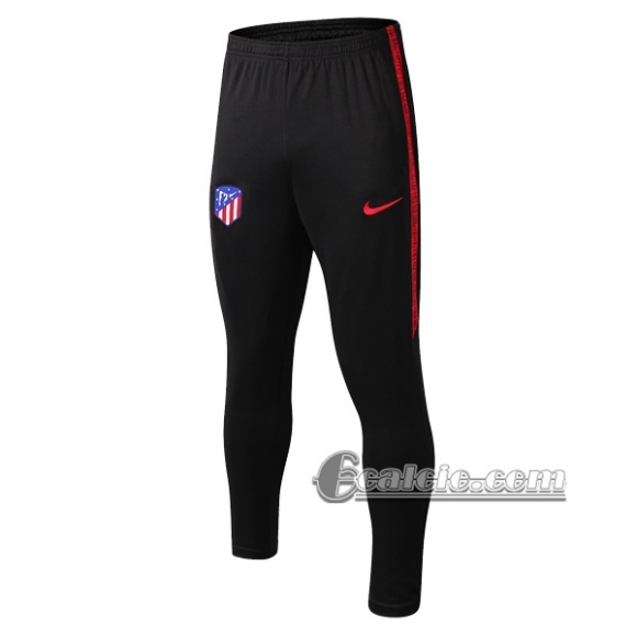 6Calcio: Pantaloni Sportivi Atletico Madrid Nera 2019 2020