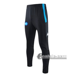 6Calcio: Pantaloni Sportivi Napoli Nera 2019 2020