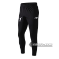 6Calcio: Pantaloni Sportivi Liverpool Nera/Bianca 2019 2020