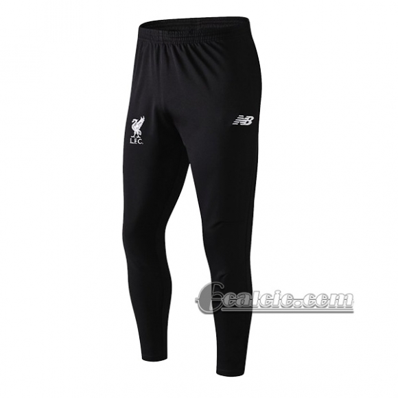 6Calcio: Pantaloni Sportivi Liverpool Nera/Bianca 2019 2020