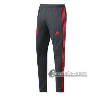 6Calcio: Pantaloni Sportivi Ajax Amsterdam Grigia/Rossa 2019 2020