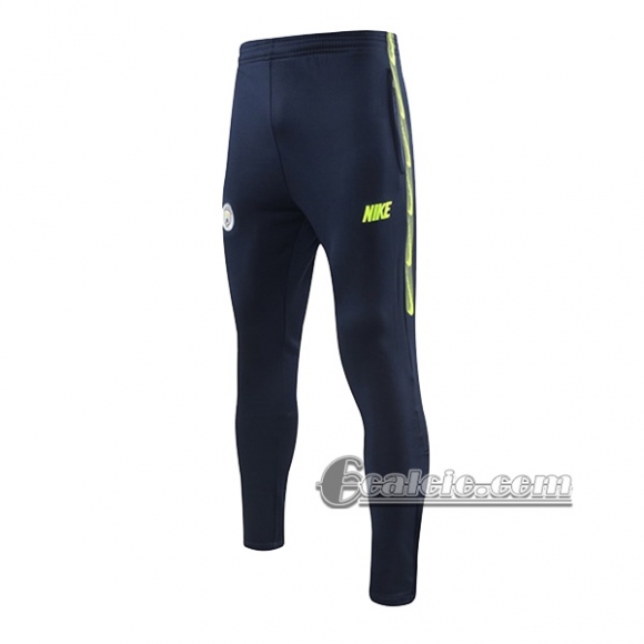 6Calcio: Pantaloni Sportivi Manchester City Azzurra Marino 2019 2020