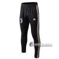 6Calcio: Pantaloni Sportivi Juventus Nera Bianca 2019 2020