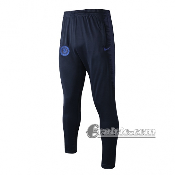 6Calcio: Pantaloni Sportivi Chelsea Azzurra Marino 2019 2020