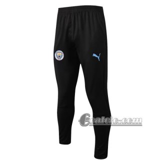 6Calcio: Pantaloni Sportivi Manchester City Nera Azzurra 2019 2020