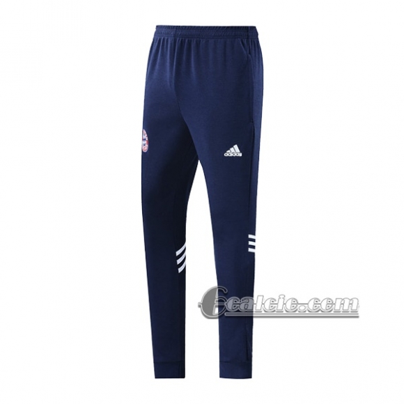 6Calcio: Pantaloni Sportivi Bayern Munchen Azzurra Marino 2019 2020