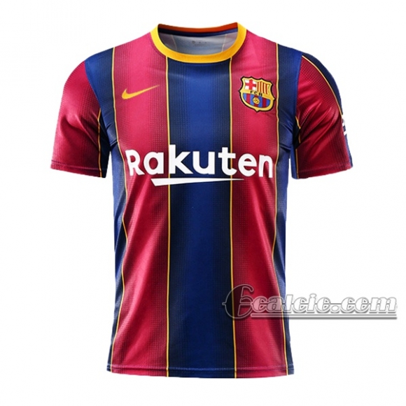 6Calcio: Prima Maglia Fc Barcellona Uomo Versione Trapelata 2020-2021