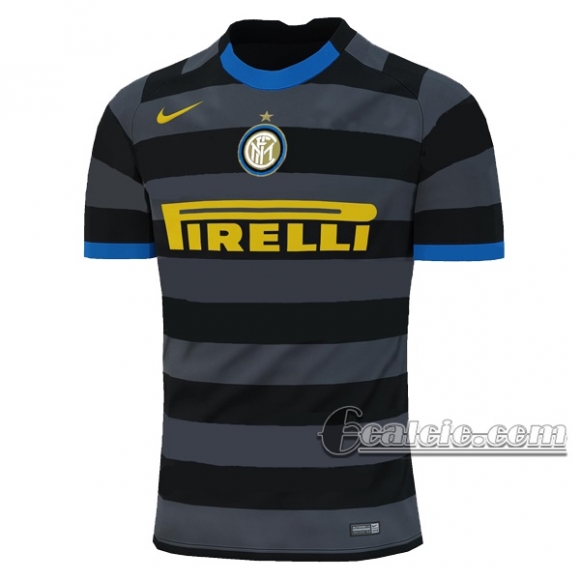 6Calcio: Terza Maglia Inter Milan Uomo Versione Trapelata 2020-2021