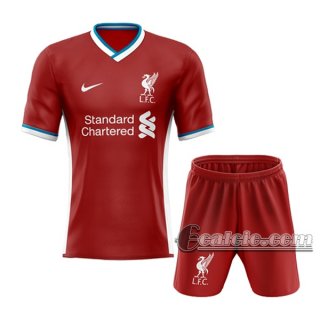 6Calcio: Prima Maglia Calcio Fc Liverpool Bambino Versione Trapelata 2020-2021