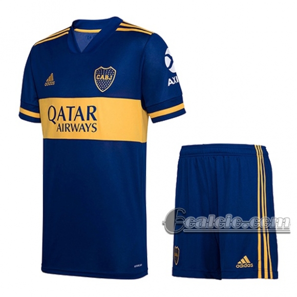 6Calcio: Prima Maglia Calcio Boca Juniors Bambino 2020-2021