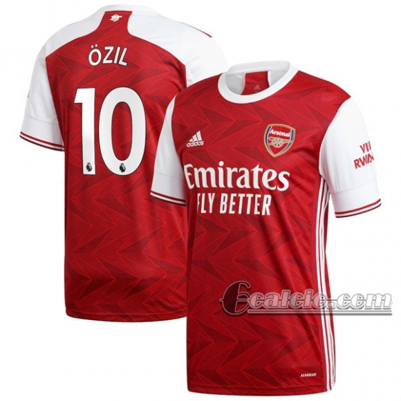 6Calcio: Prima Maglia Arsenal Özil #10 Uomo 2020-2021