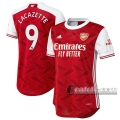 6Calcio: Prima Maglia Calcio Arsenal Lacazette #9 Donna 2020-2021