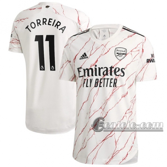 6Calcio: Seconda Maglia Arsenal Torreira #11 Uomo 2020-2021