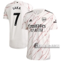 6Calcio: Seconda Maglia Arsenal Saka #7 Uomo 2020-2021