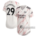 6Calcio: Seconda Maglia Calcio Arsenal Guendouzi #29 Donna 2020-2021