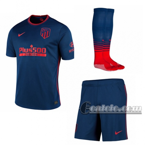 6Calcio: Seconda Maglia Calcio Atletico Madrid Bambino 2020-2021