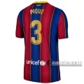 6Calcio: Prima Maglia Calcio Fc Barcellona Piqué #3 Bambino 2020-2021