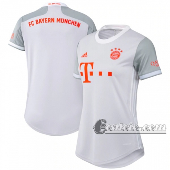 6Calcio: Seconda Maglia Calcio Bayern Munchen Donna 2020-2021